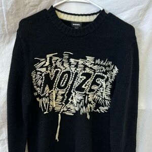 Diesel Noize Loose Intarsia Knit Sweater For Men Sizs S  $248